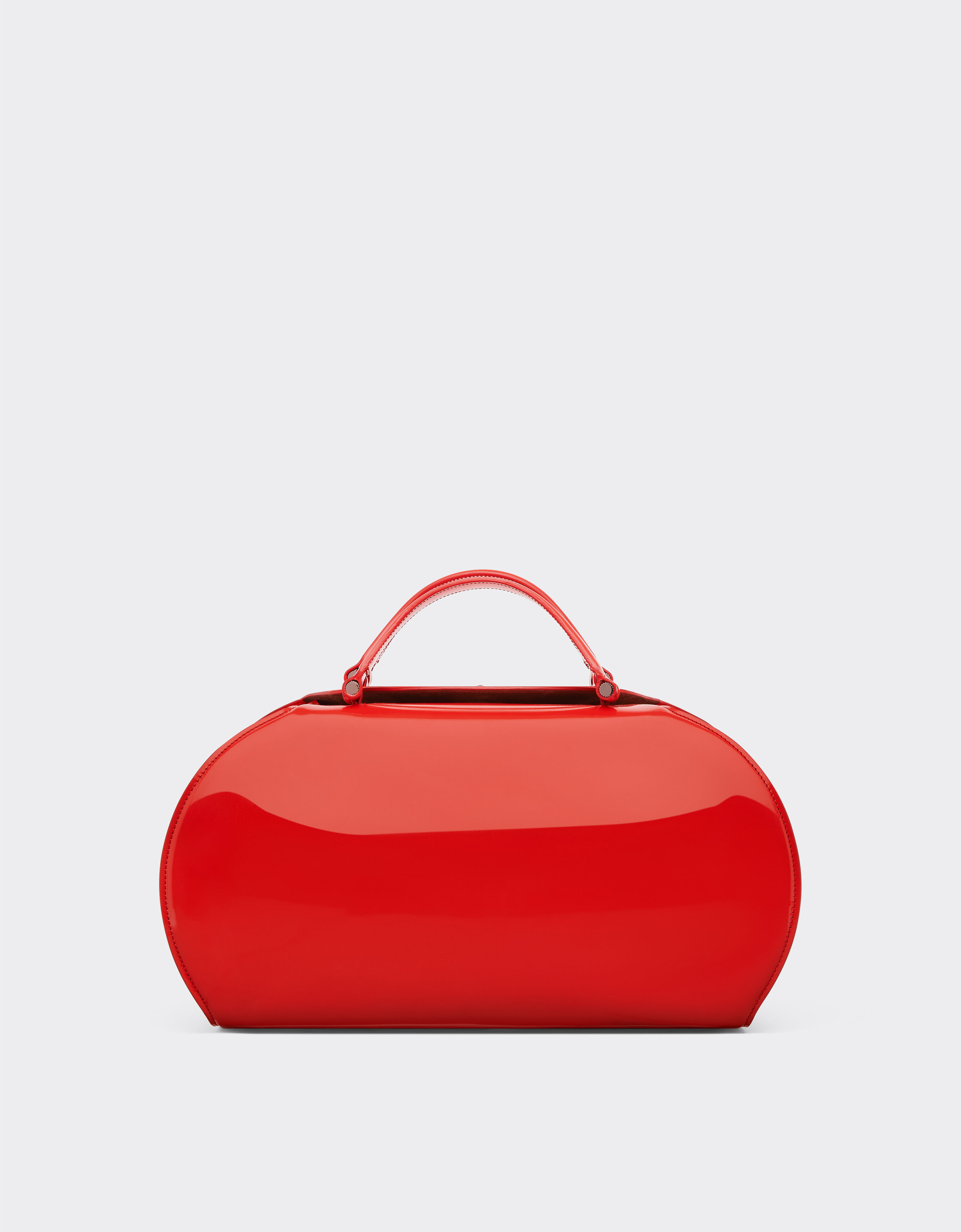 ${brand} Glossy brushed leather bowling bag ${colorDescription} ${masterID}