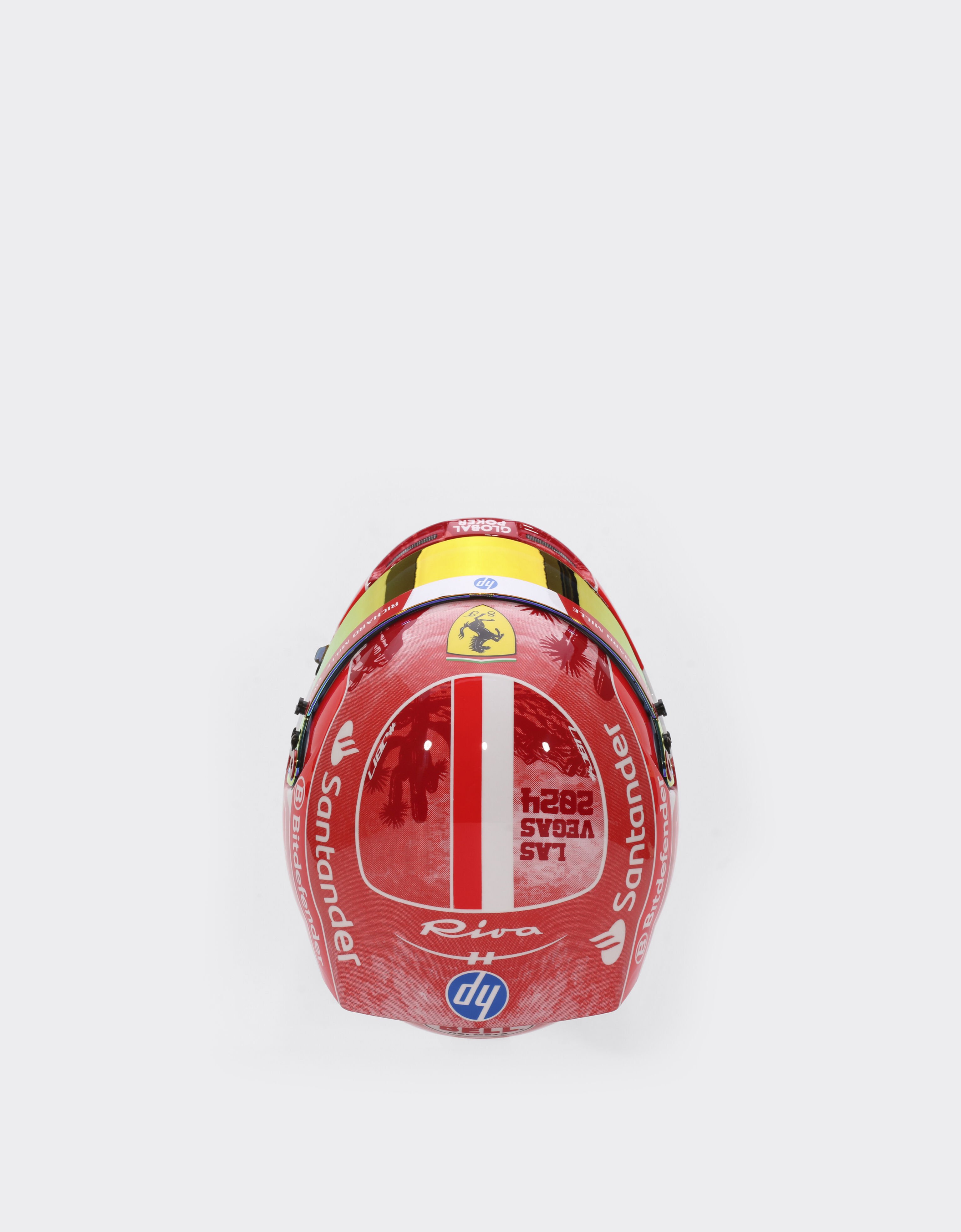 Ferrari Charles Leclerc Las Vegas 2024 Special Edition mini helmet in 1:2 scale MULTICOLOUR F1611f