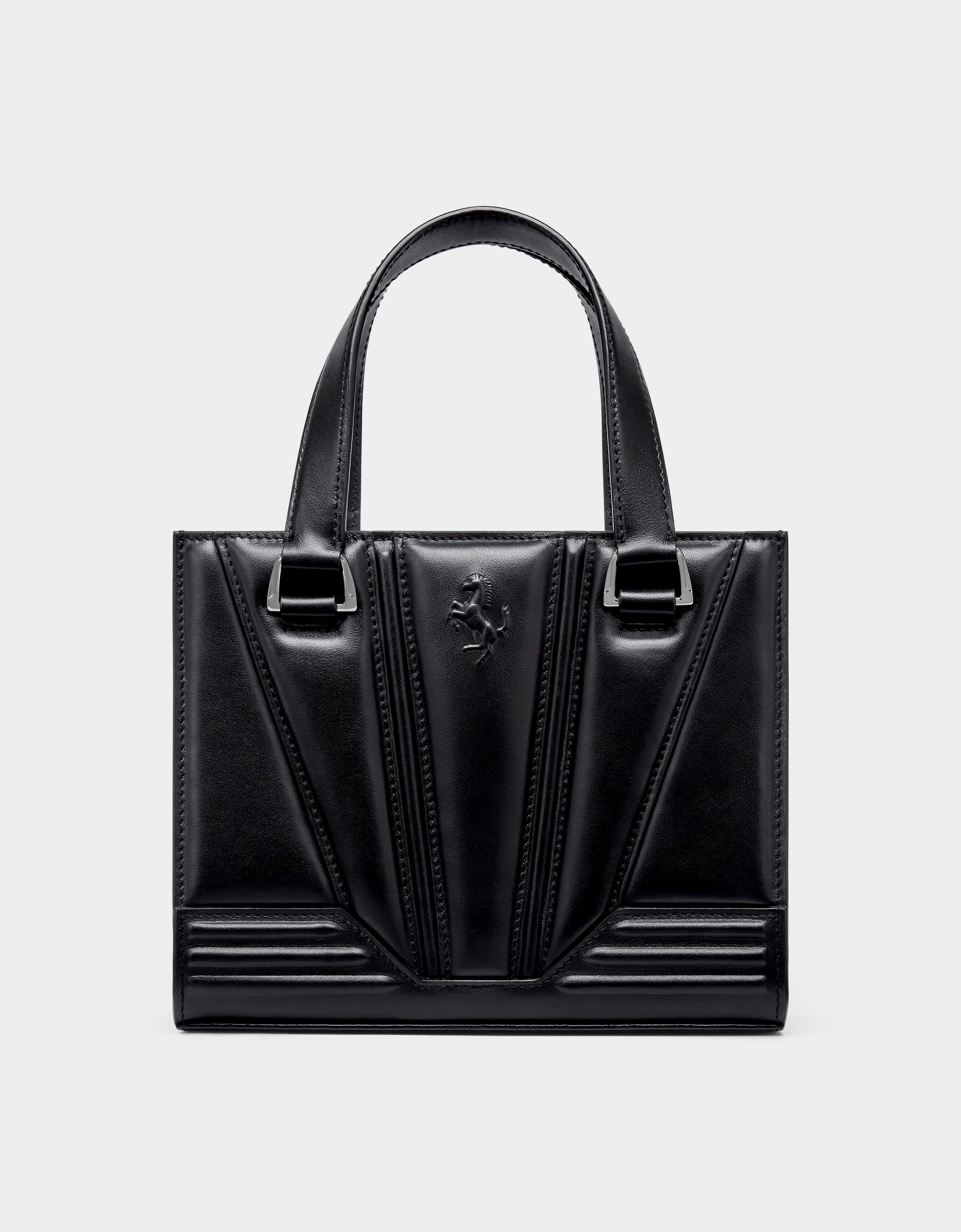 ${brand} Ferrari mini tote GT bag in leather with Prancing Horse detail ${colorDescription} ${masterID}