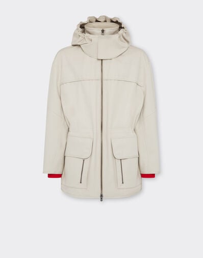 Ferrari Parka à capuche Ferrari x Charles Leclerc Écru 22260f
