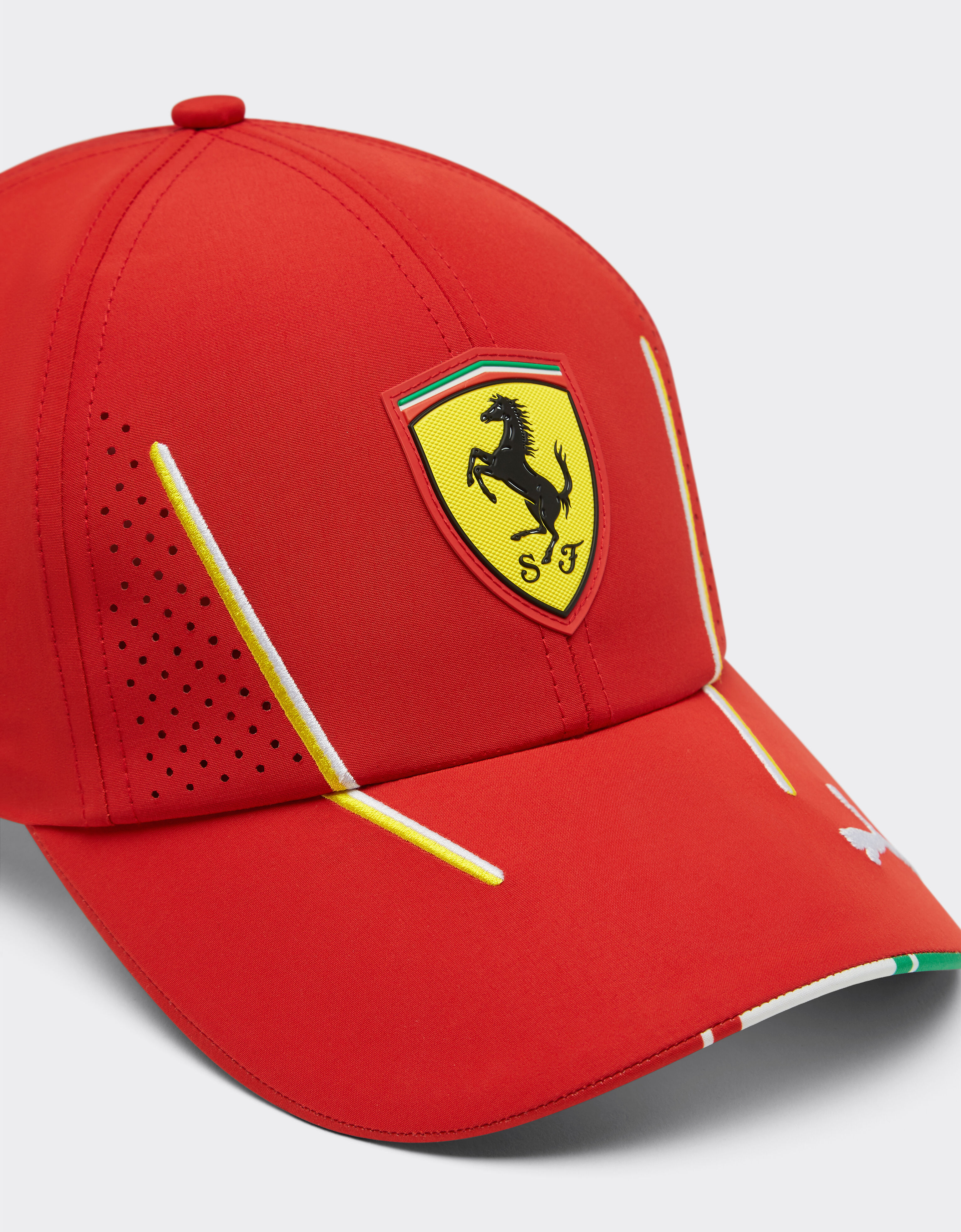 Ferrari 2024 Scuderia Ferrari チーム レプリカ ベースボールキャップ Rosso Corsa F1133f