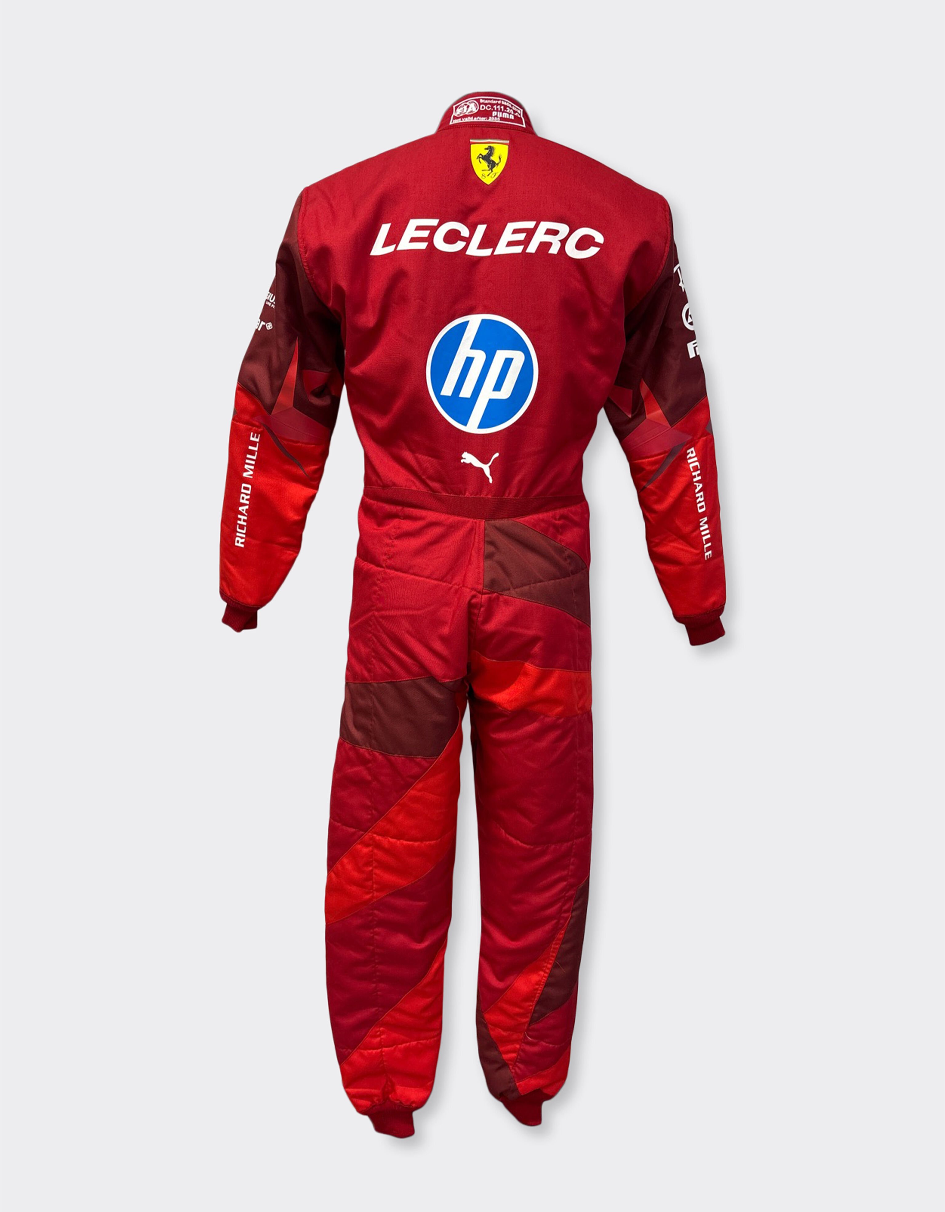 Charles Leclerc Puma for Scuderia Ferrari HP Las Vegas 2025 race suit Ferrari Charles Leclerc Puma for Scuderia Ferrari HP Las Vegas 2025 race suit Red LA0D4f