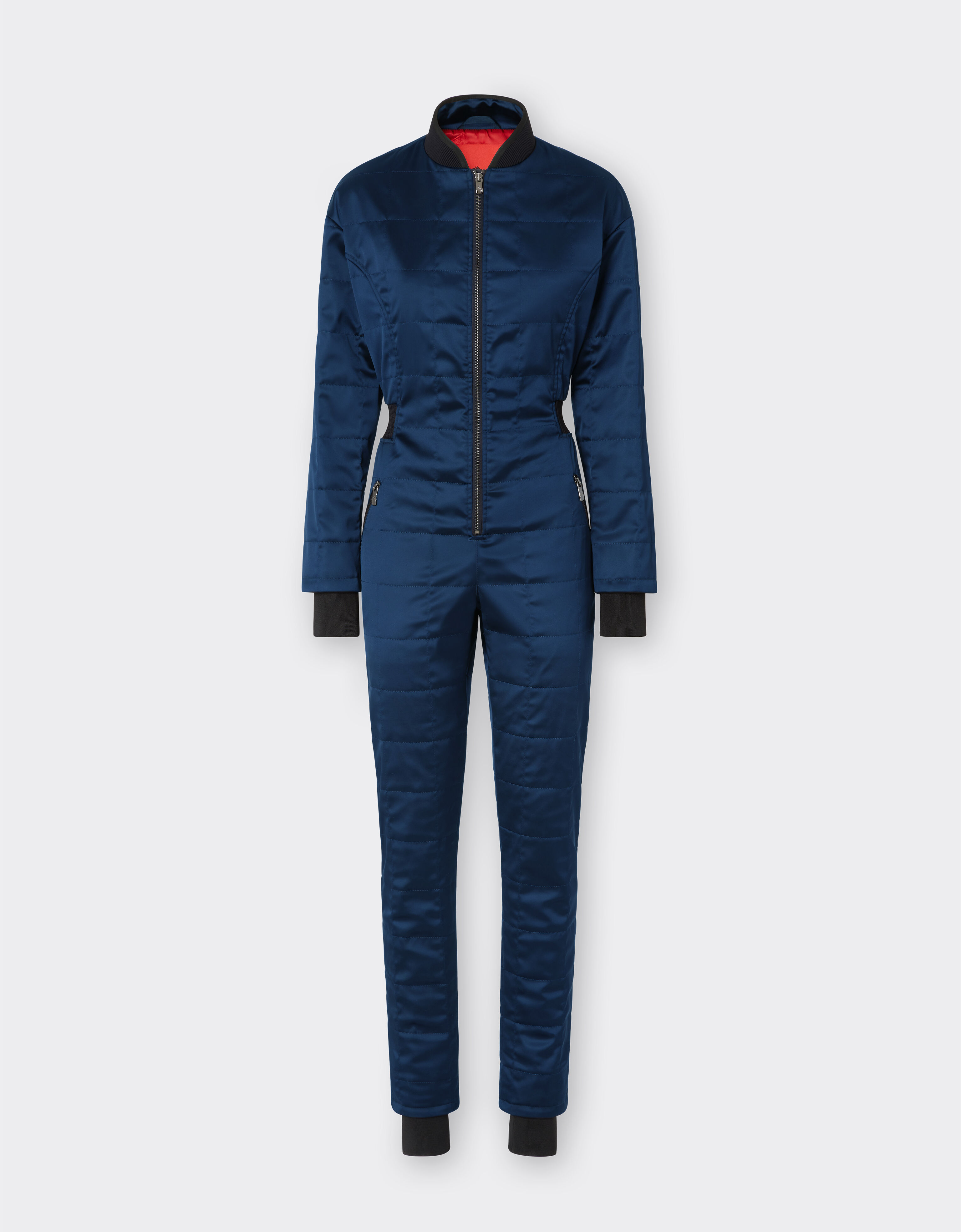 Ferrari Jumpsuit in Q-CYCLE® quilted fabric Blu Scozia 47525f