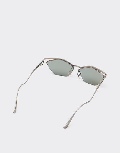 Ferrari Ferrari sunglasses in silvertitanium with blue mirrored lenses Silver LA0KTf