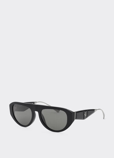Ferrari Ferrari sunglasses in black acetate with polarised grey lens Black F1548f