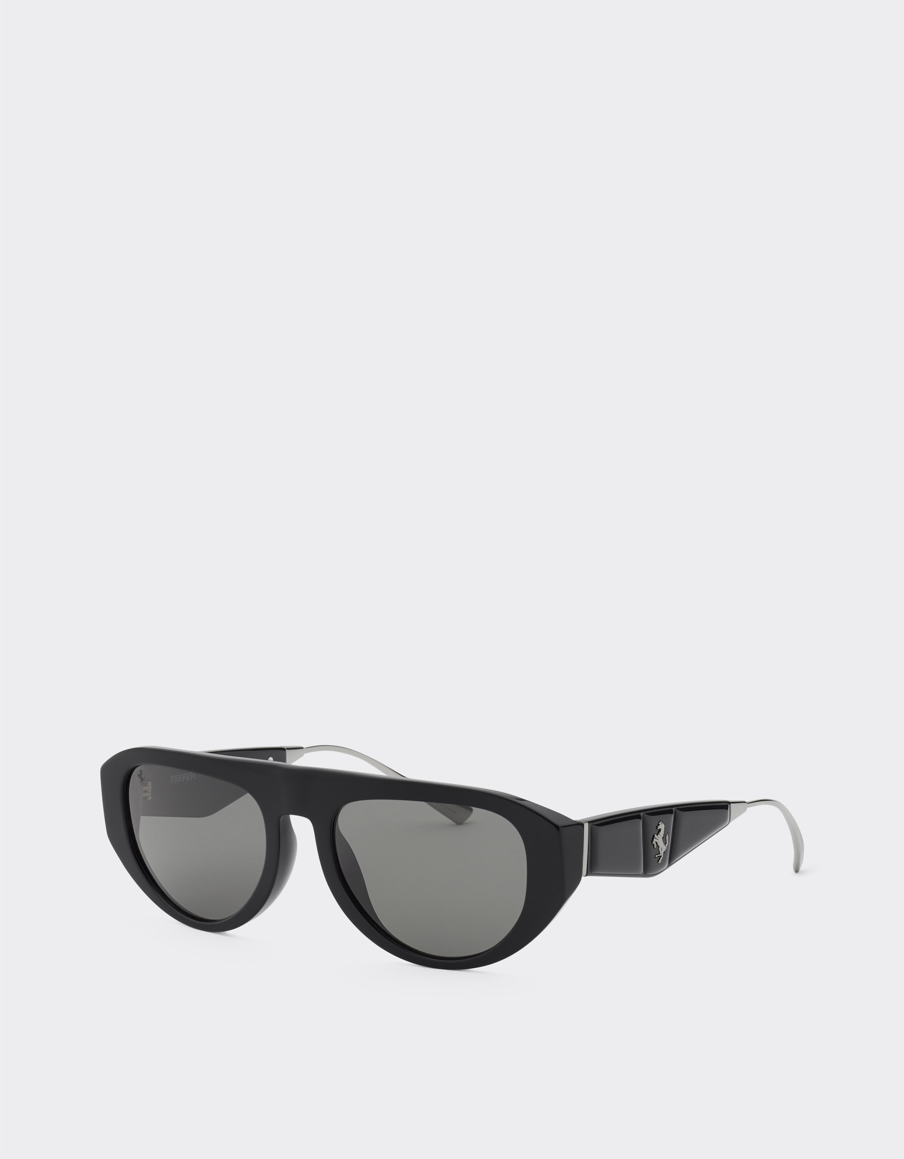 Ferrari Ferrari sunglasses in black acetate with polarised grey lens Black F1548f