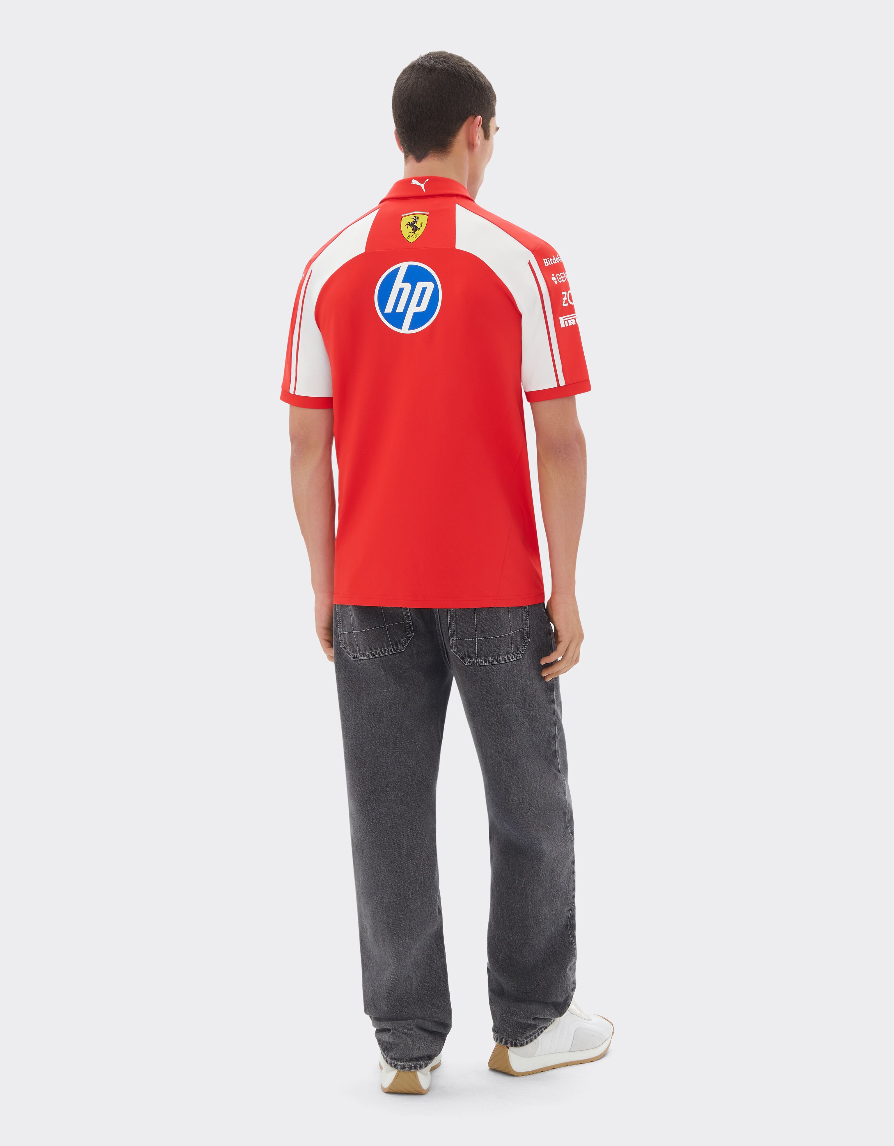 Ferrari Replica Drivers Authentic 2026 Polo Shirt Puma for Scuderia Ferrari HP Gift box Red LA0JBf
