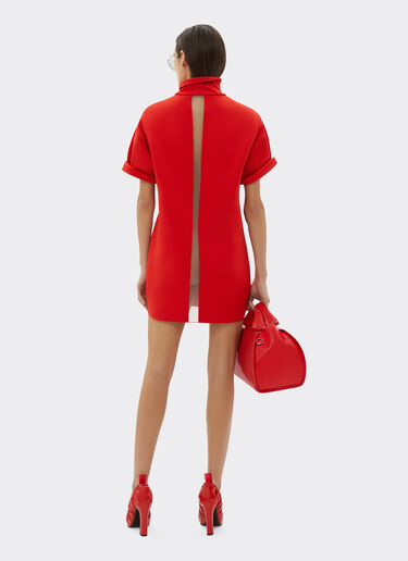 Ferrari Knit dress with high neck Rosso Dino 21319f