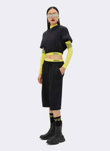 Sudadera cropped con capucha Ferrari Sudadera cropped con capucha Negro 20510f