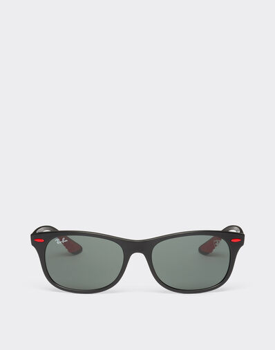 Ferrari Ray-Ban for Scuderia Ferrari 0RB4607M black sunglasses with dark green lenses Black Matt F1257f