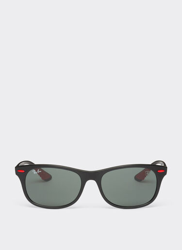 Ferrari Ray-Ban for Scuderia Ferrari 0RB4607M black sunglasses with dark green lenses Black Matt F1296f