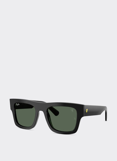 Ferrari Ray-Ban for Scuderia Ferrari RB2217M in black acetate with dark green lenses Black LA01Kf