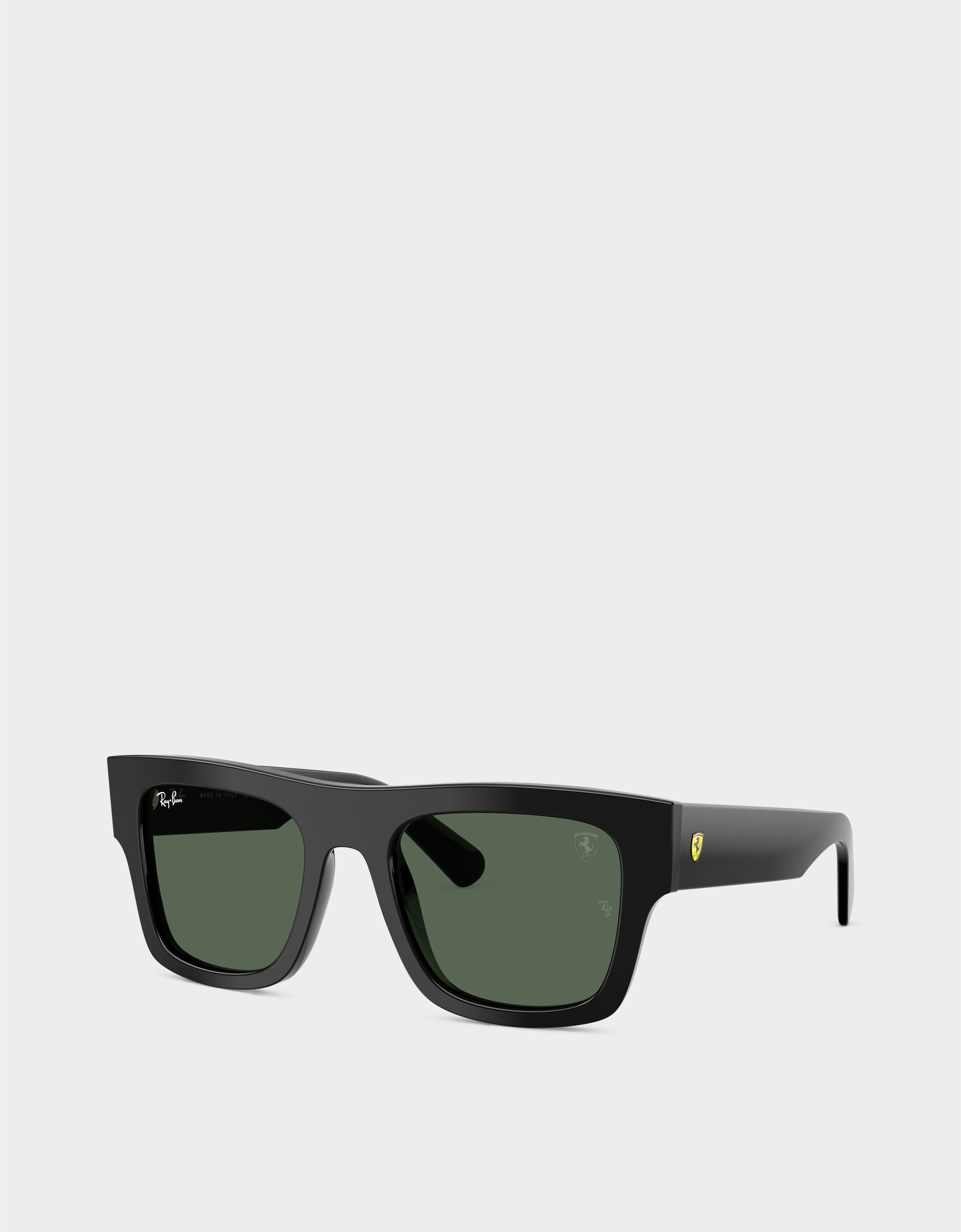 Ferrari Ray-Ban for Scuderia Ferrari RB2217M in black acetate with dark green lenses Black LA01Kf