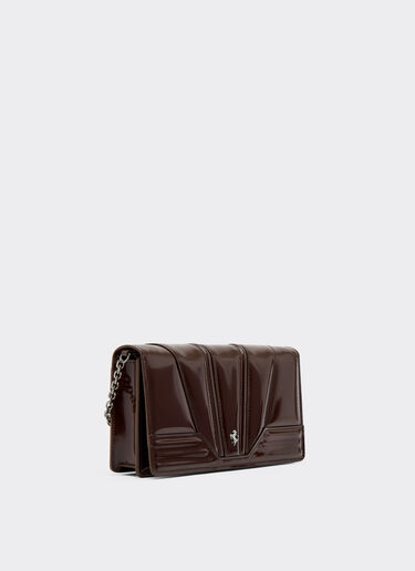 Ferrari GT glossy leather wallet with chain strap Ferrari Ferrari GT glossy leather wallet with chain strap Espresso 49274f