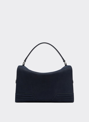 Ferrari Mini-Tasche Ferrari GT aus weichem Nubuk Navy 22116f