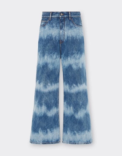 Ferrari Pantalón vaquero tie-dye Ferrari x Charles Leclerc Denim oscuro 22262f