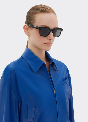 Ferrari Ferrari sunglasses in black acetate with polarised grey lens Black F1544f