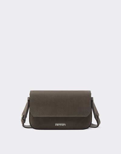 Ferrari Cartera de piel con correa Antracite CBMWC0001YL00066f