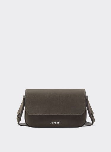 Ferrari Cartera de piel con correa Antracite CBMWC0001YL00066f