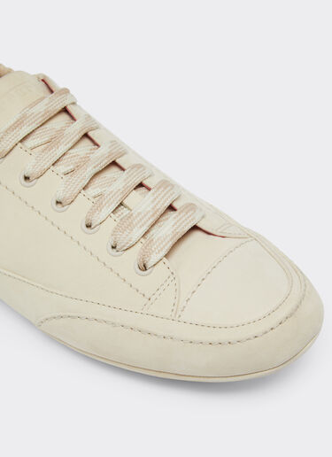 Ferrari Driving trainers in nubuck leather Ecru 22033f