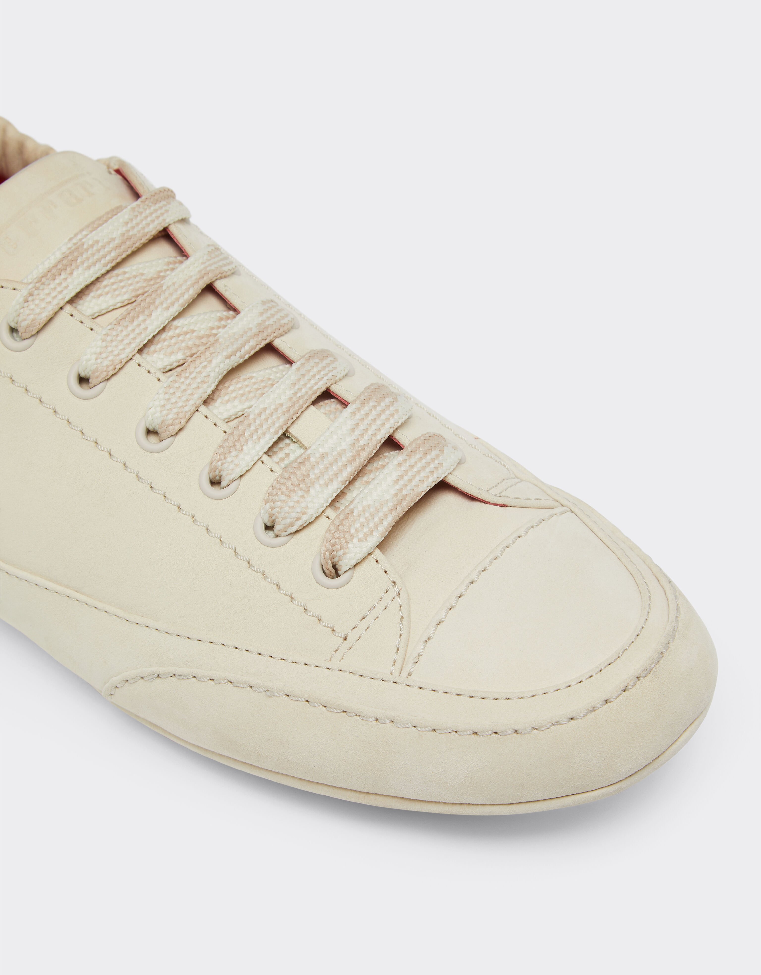 Ferrari Driving trainers in nubuck leather Ecru 22033f