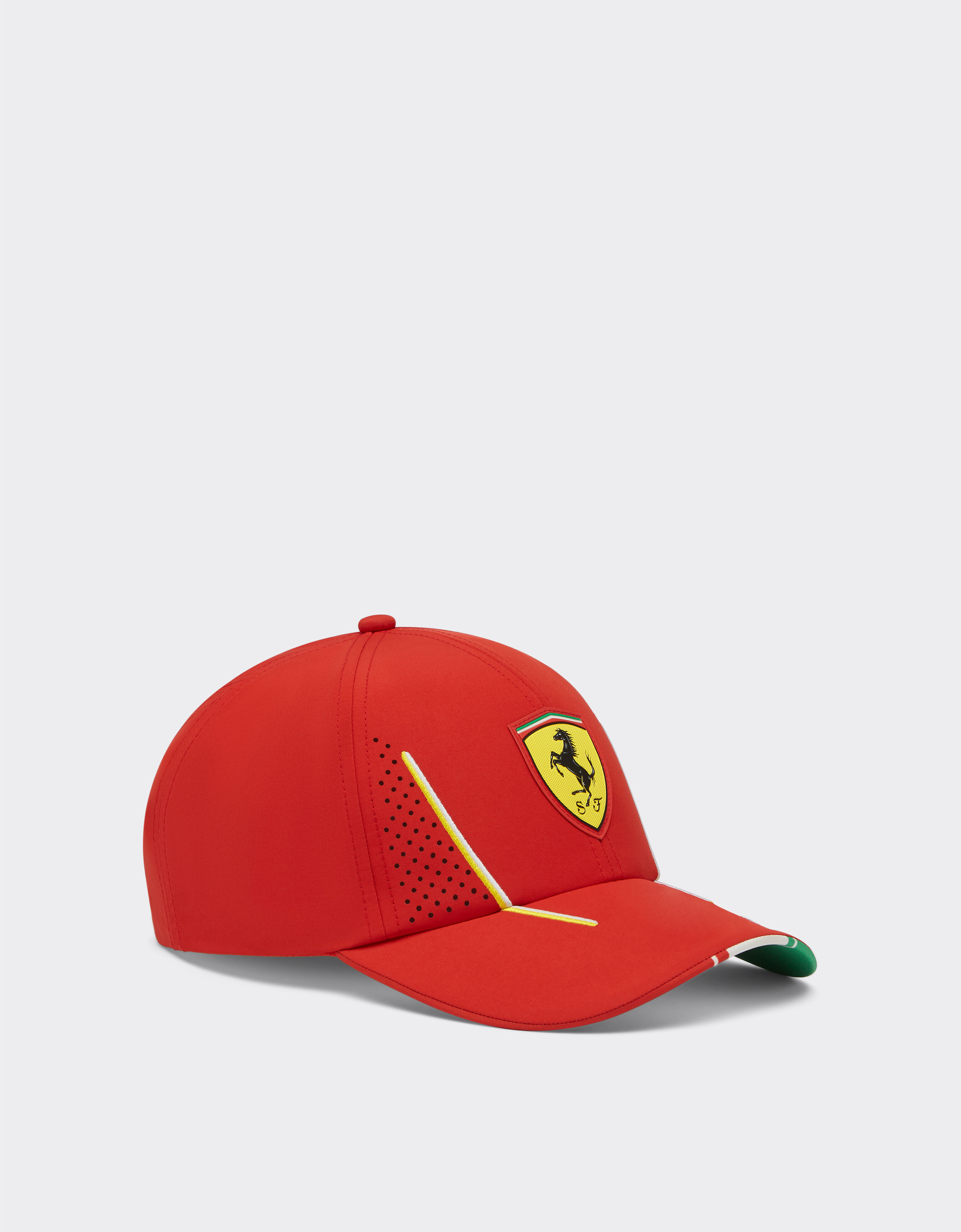 Ferrari 2024 Junior Scuderia Ferrari Team Replica baseball hat Rosso Corsa F1134fK