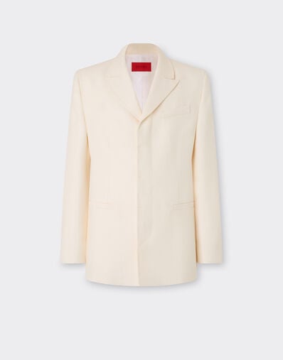 Veste en soie shantung Ferrari Veste en soie shantung Avorio 50895f