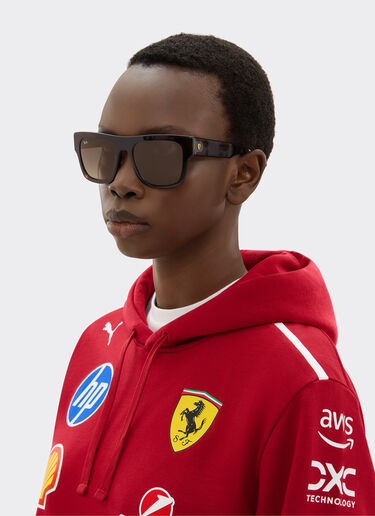 Ray-Ban for Scuderia Ferrari RB2217M in havana acetate with dark brown lenses Ferrari Ray-Ban for Scuderia Ferrari RB2217M in havana acetate with dark brown lenses Beige LA01Hf