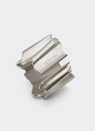 Ferrari Brass ring with satin palladium finish None 22242f