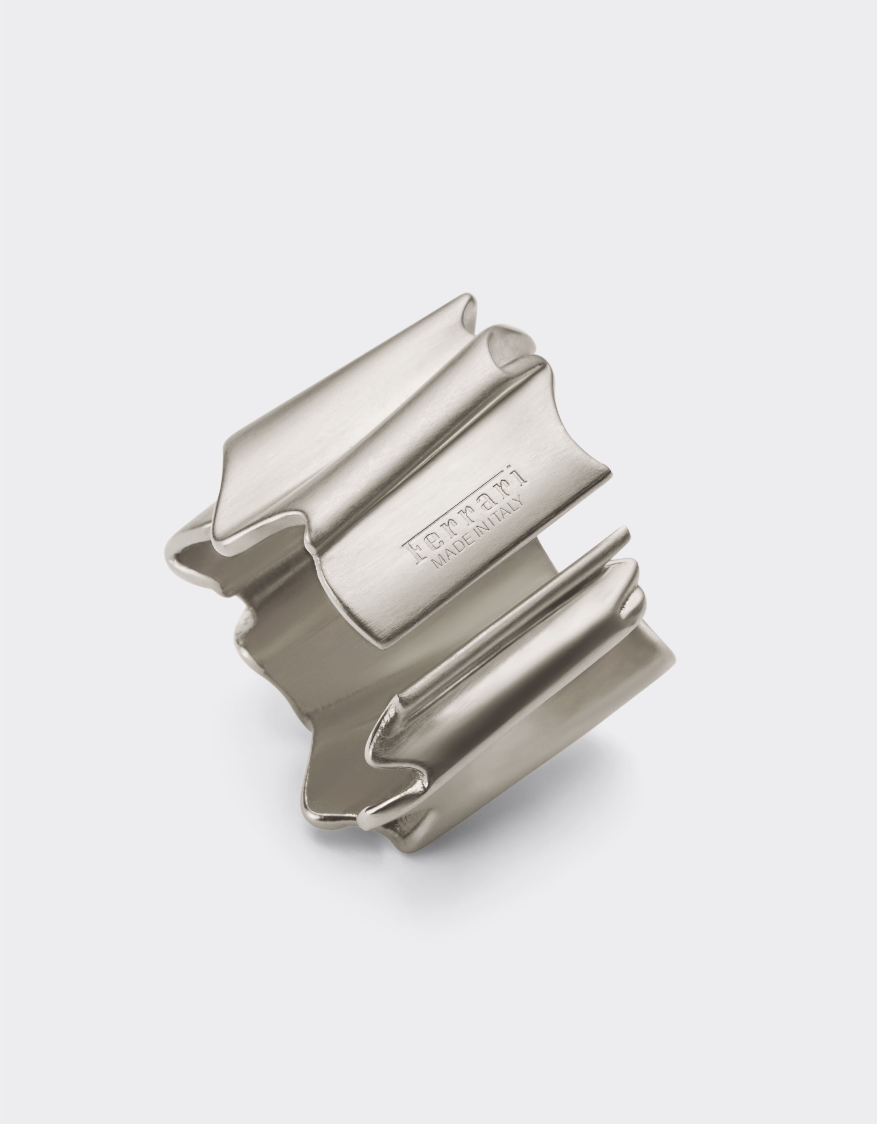 Ferrari Brass ring with satin palladium finish None 22242f