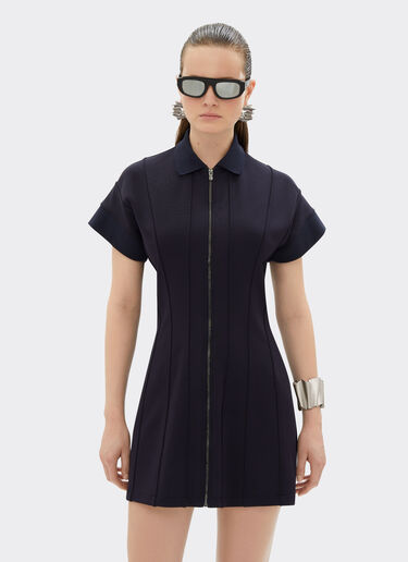 Ferrari Poloshirt-Kleid aus Jersey mit Milano-Naht Navy 21806f