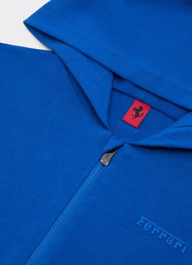 Hoodie Ferrari Hoodie Klein Blue 22326fK