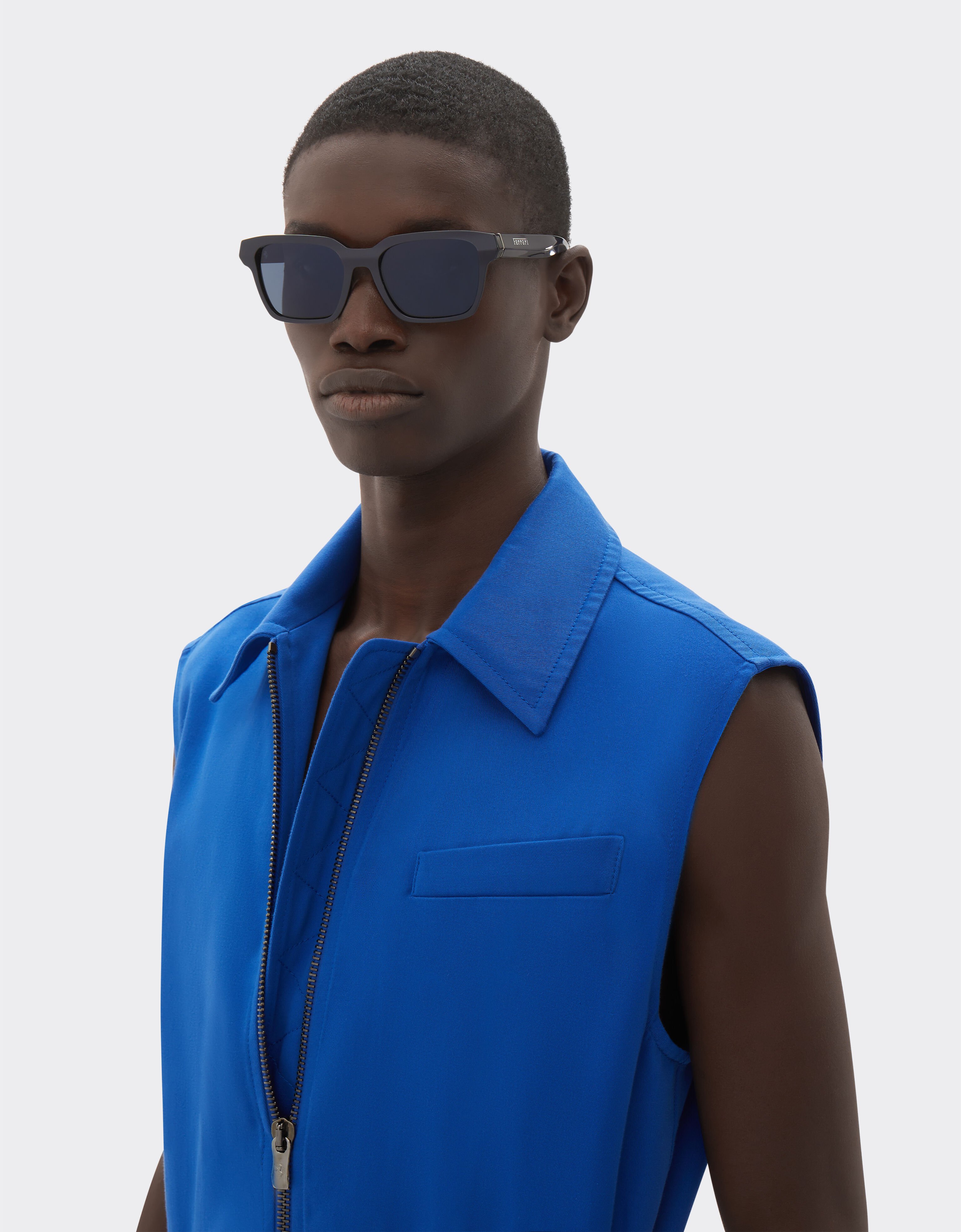 Ferrari Ferrari sunglasses in iridescent grey acetate with grey lens Ingrid F1547f