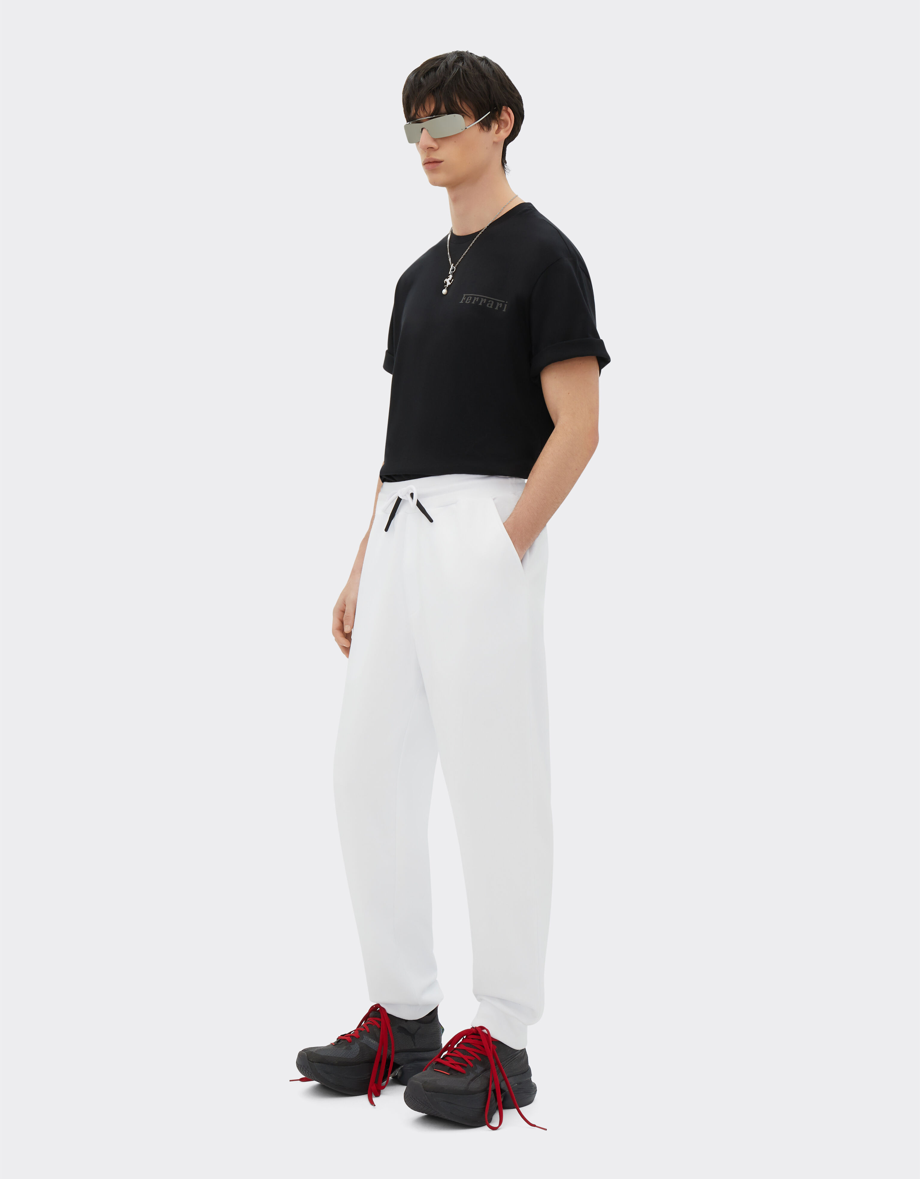 Ferrari Pantalon de jogging en molleton Blanc optique 20453f