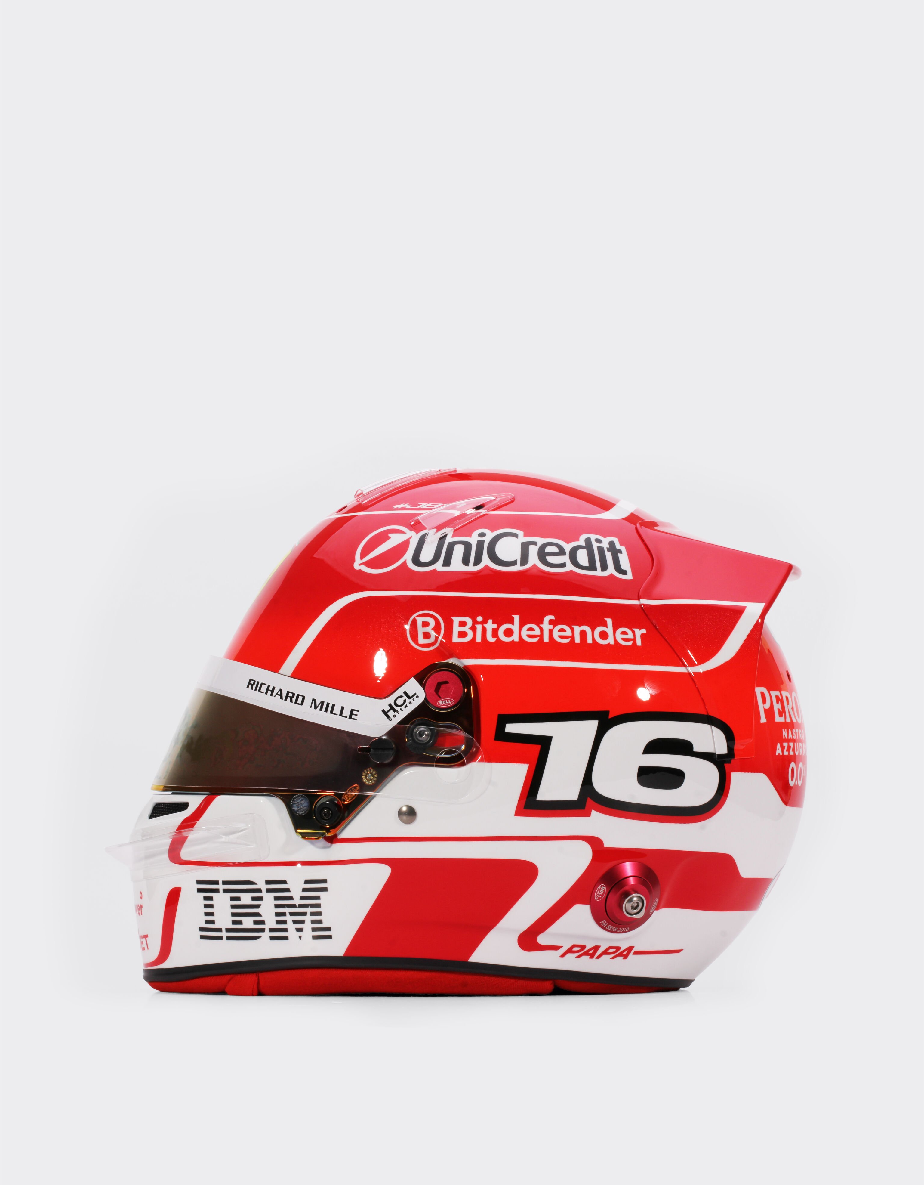 Ferrari 2025 Charles Leclerc helmet in 1:1 scale MULTICOLOUR LA079f