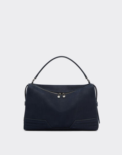 Ferrari Ferrari GT soft mini bag in nubuck leather Navy 22075f