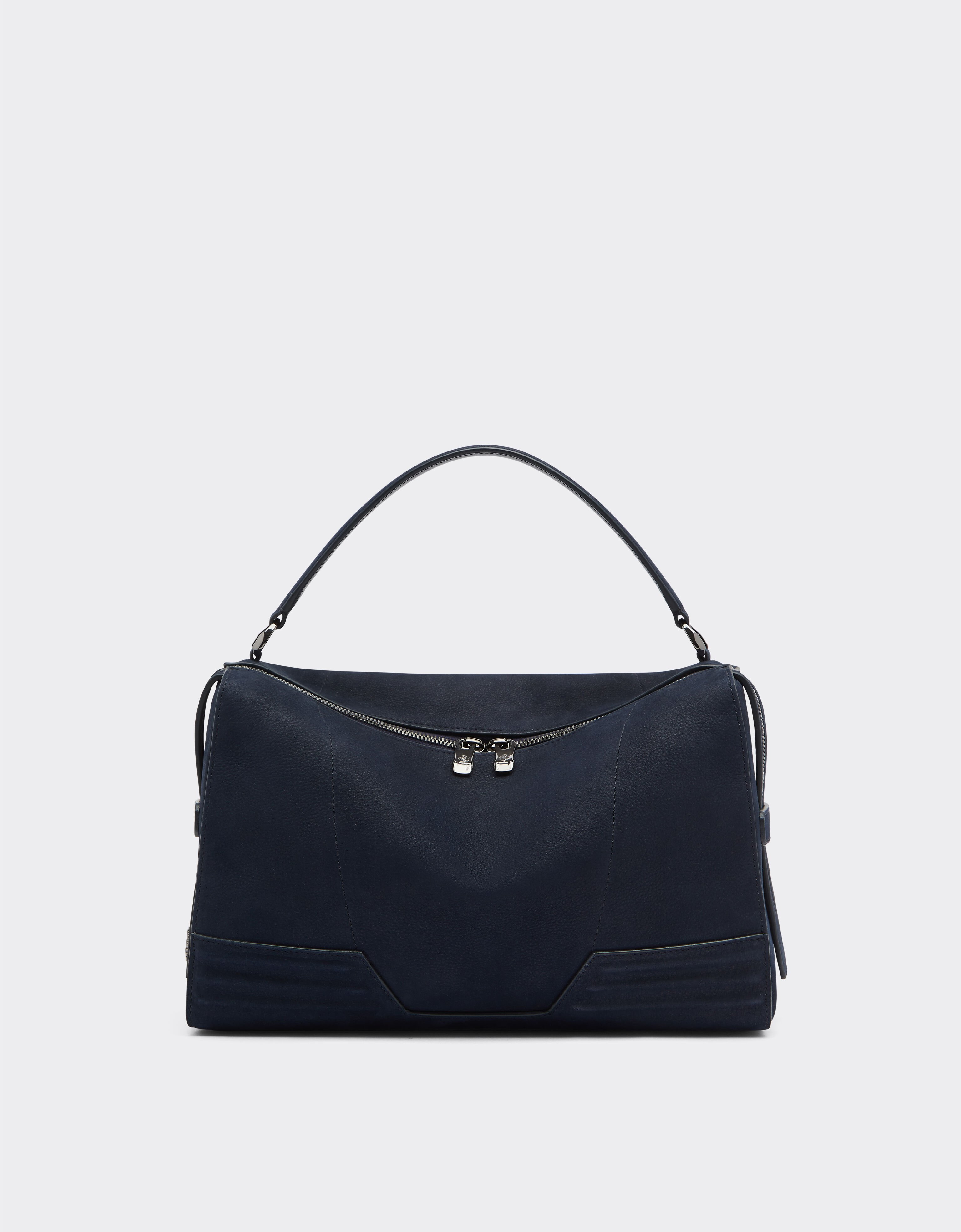 Ferrari Mini-Tasche Ferrari GT aus weichem Nubuk Navy 22116f