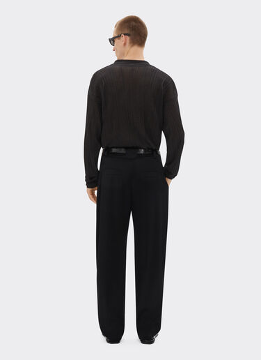 Ferrari Chino-Hose aus Satin-Stretch-Twill Schwarz 21659f