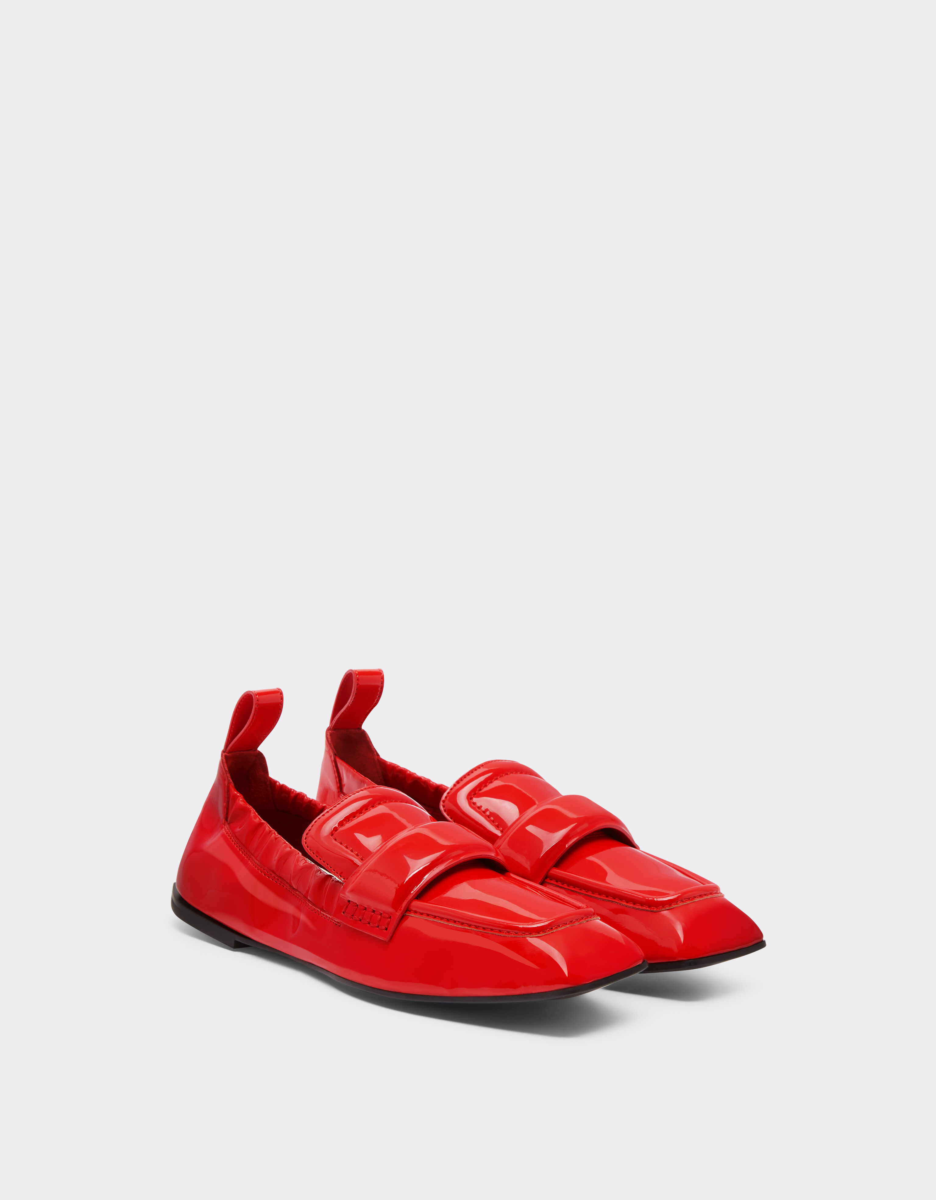 Ferrari Loafer in patent leather Rosso Dino 22022f