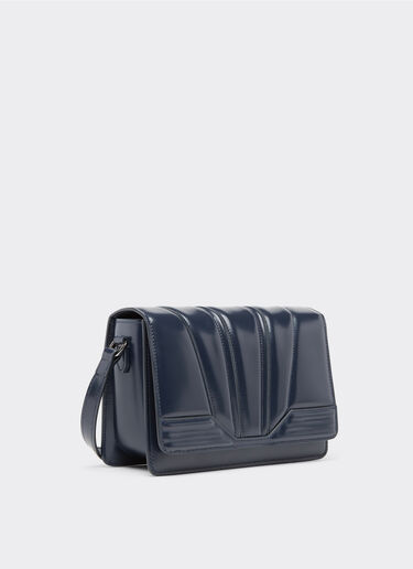 Ferrari Ferrari GT crossbody bag in brushed leather Navy 22113f