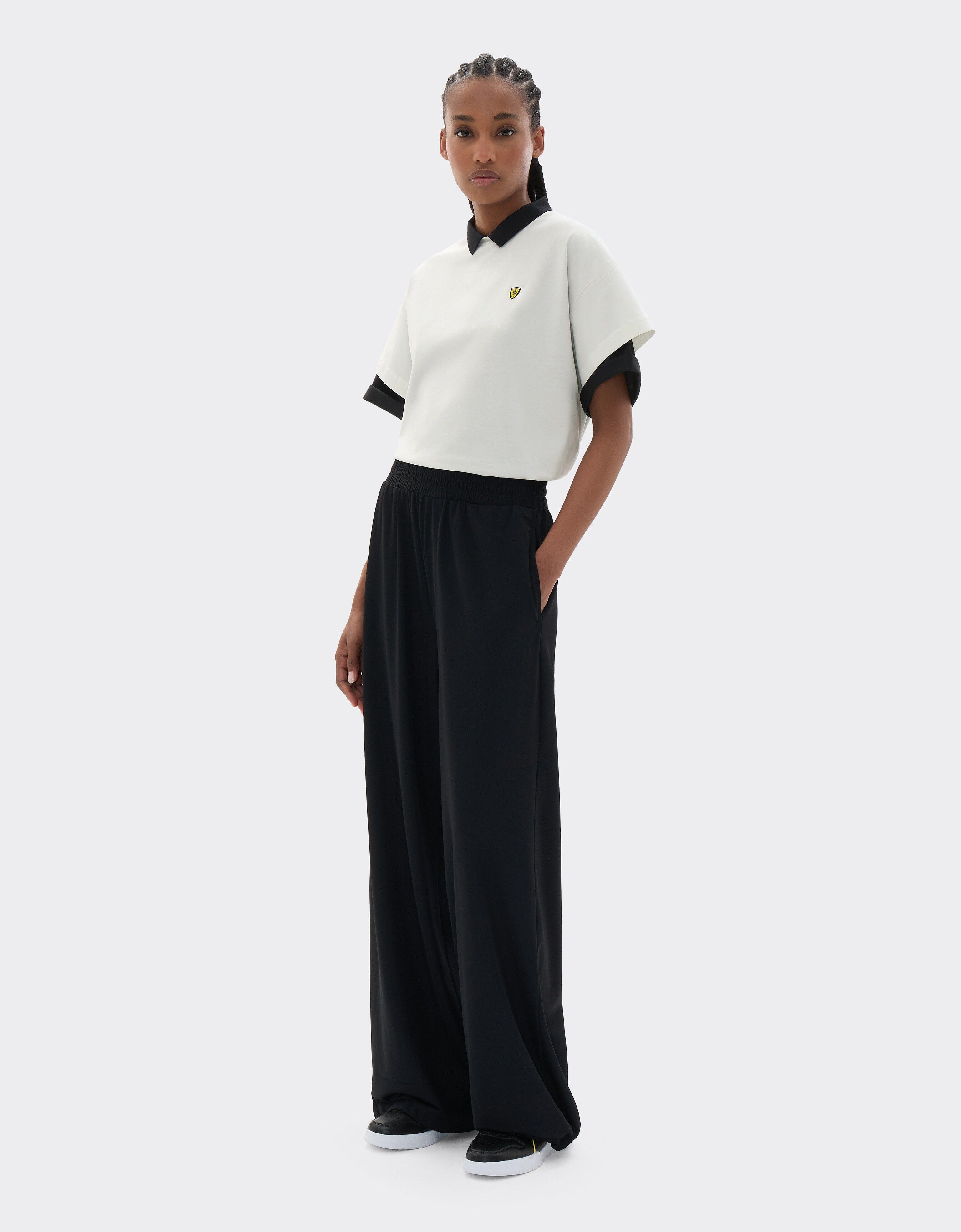 Technical piqué jogger pants Nero SKWTR0001KWO0003f