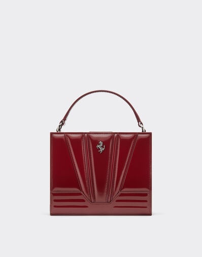 Ferrari Ferrari GT micro shiny leather tote bag Cherry 49123f