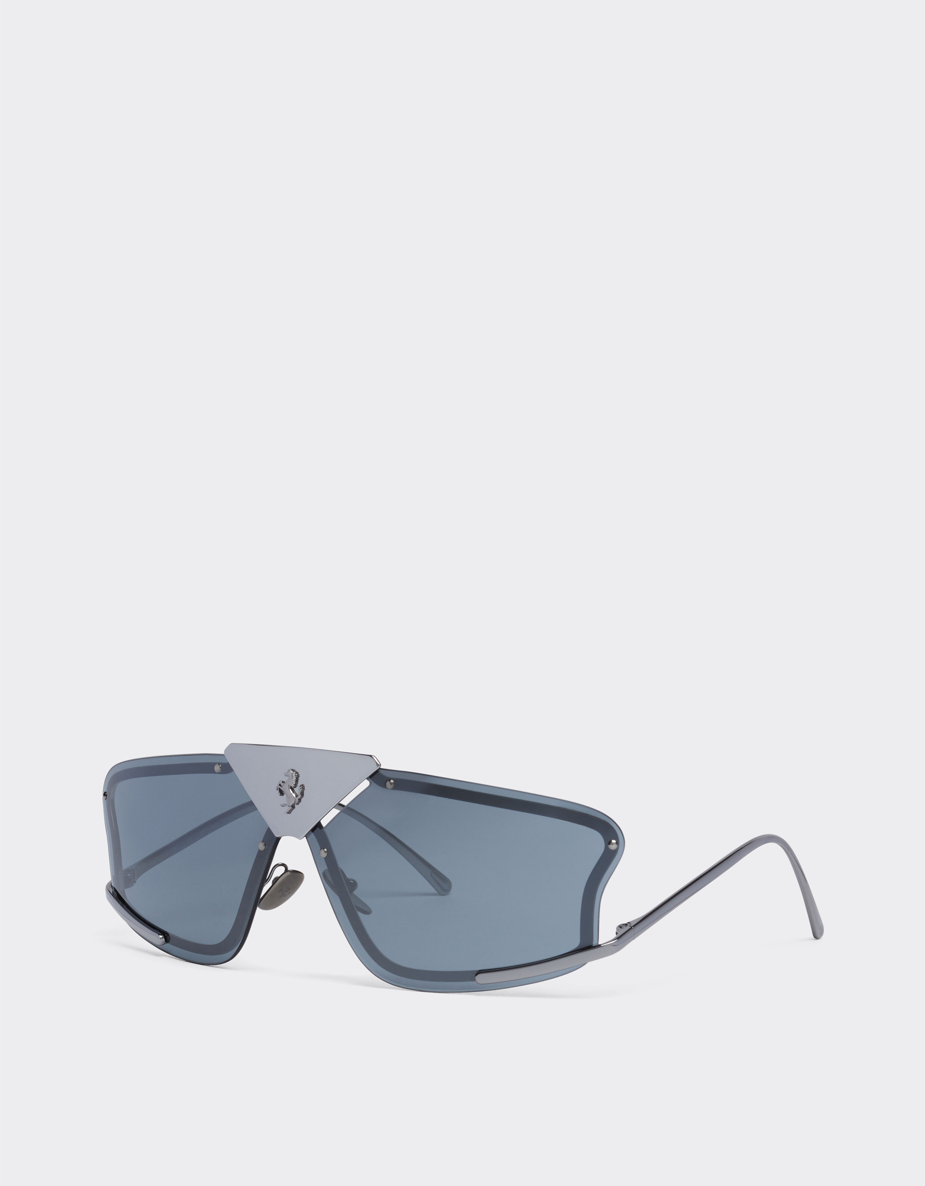 Ferrari Lunettes de soleil Ferrari avec verres miroir gris argenté Argent F1004f