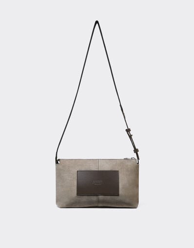 Ferrari Crossbody bag in nylon Khaki Green 50167f