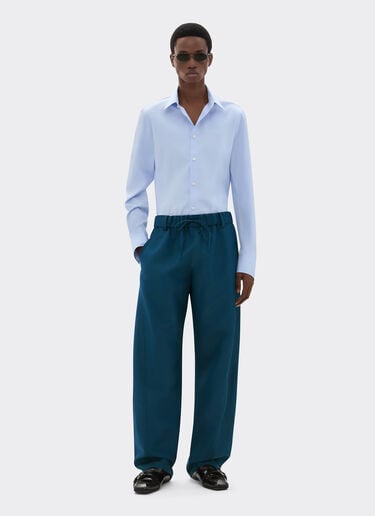 Trousers in iridescent nylon twill Ferrari Trousers in iridescent nylon twill Peacock 22445f
