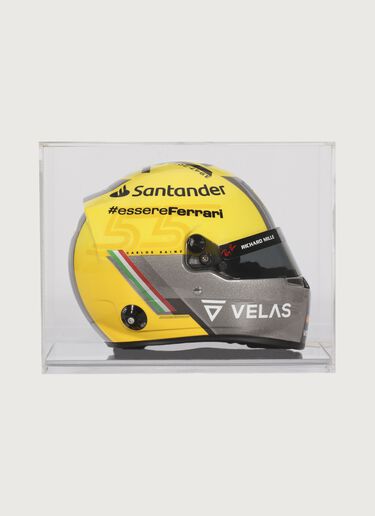 Ferrari Carlos Sainz Giallo Modena Special Edition mini helmet in 1:2 scale Yellow F0651f