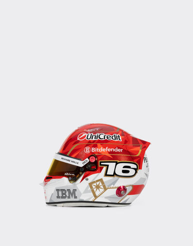 Ferrari Leclerc Las Vegas 2025 Special Edition mini helmet in 1:2 scale MULTICOLORE LA07Kf