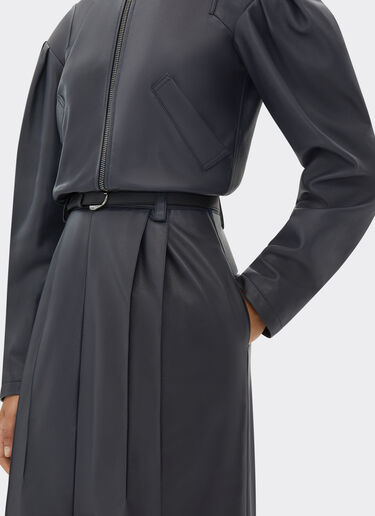 Ferrari Midi skirt in nappa leather Navy 21888f