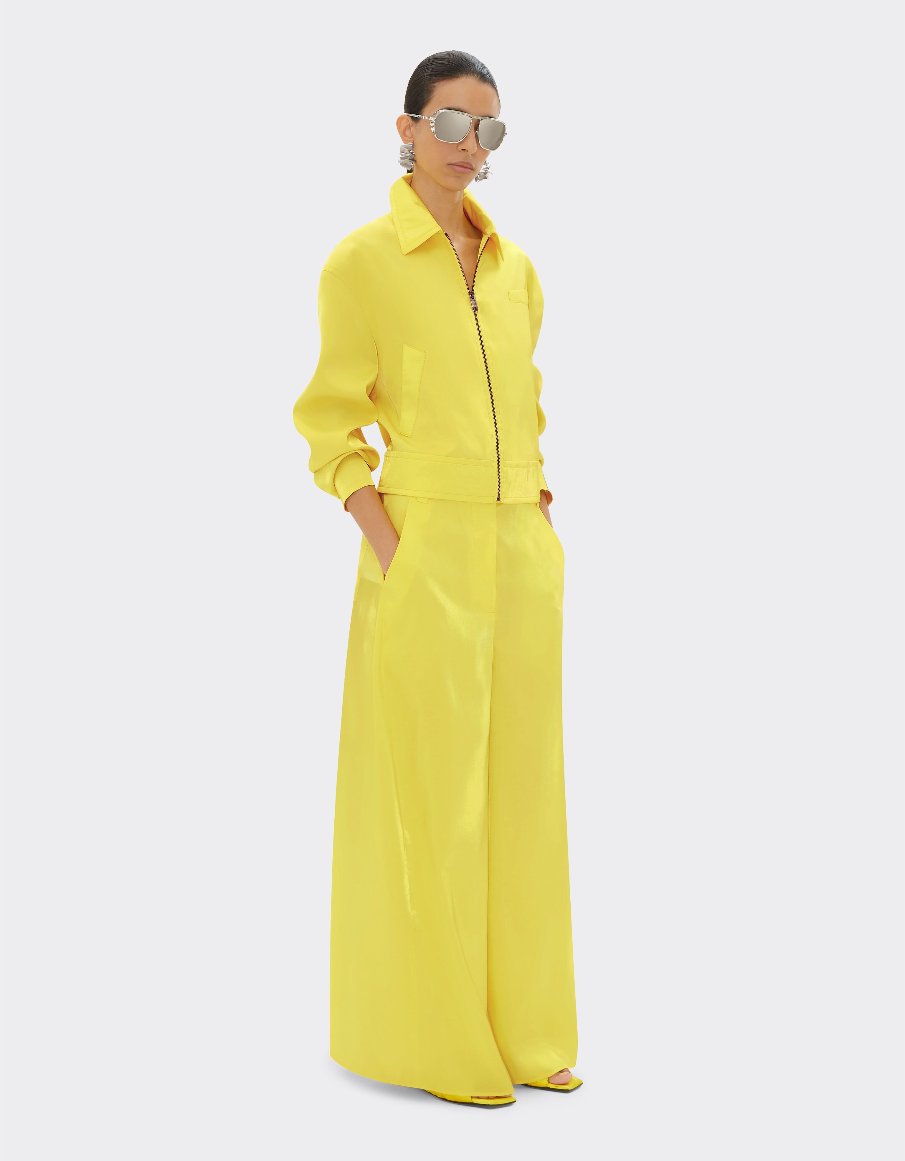 Ferrari Trousers in shiny viscose Giallo Modena 21877f