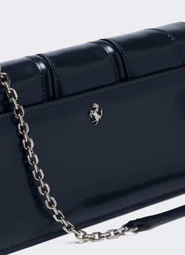 Ferrari Ferrari GT wallet on chain in brushed leather Navy 22114f